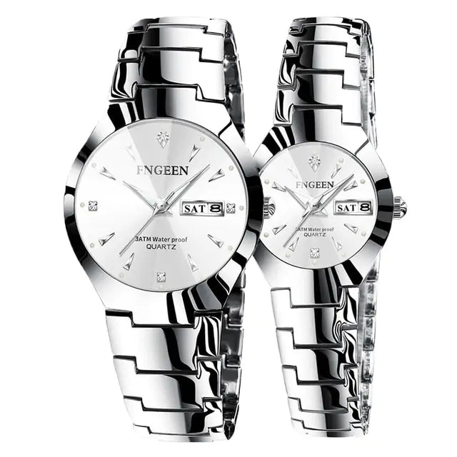 Lovers Couple Watch Set – Timeless Matching Timepieces | MerchLuxx - MerchLuxx