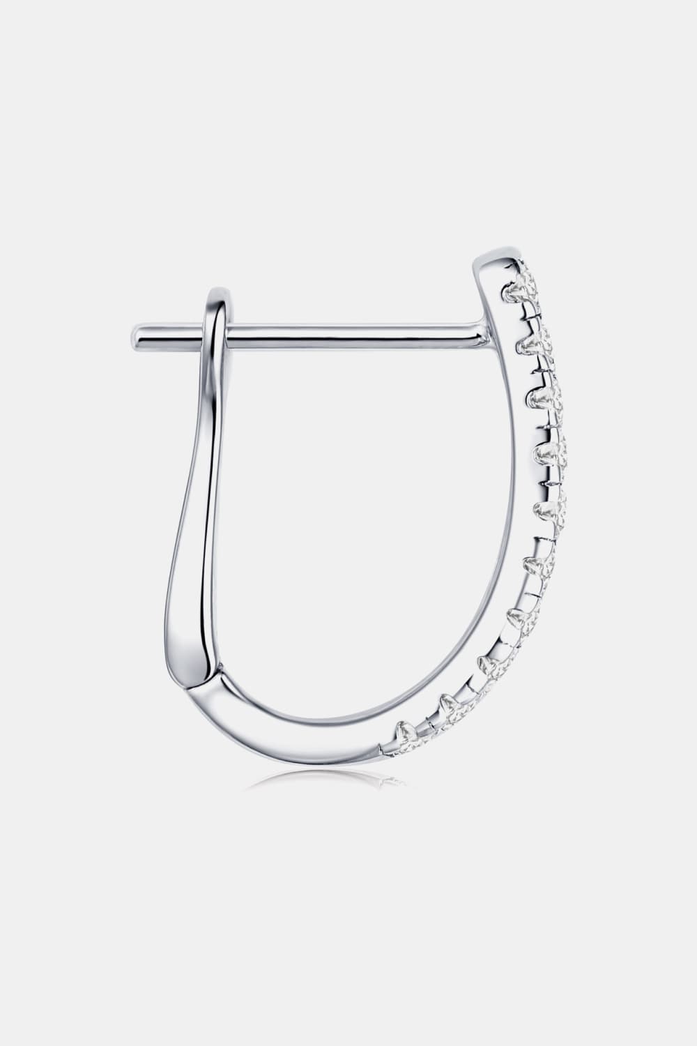 925 Sterling Silver Moissanite Earrings – Timeless Sparkle | MerchLuxx - MerchLuxx