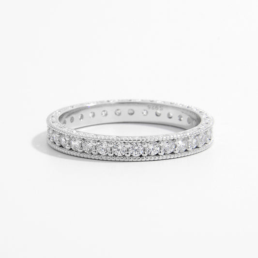 925 Sterling Silver Zircon Ring – Sleek & Sparkling | MerchLuxx - MerchLuxx