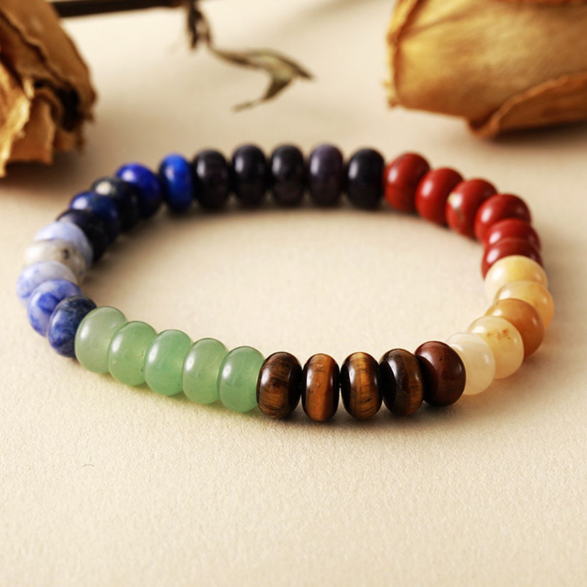 Contrast Natural Stone Bead Bracelet – Unique & Earthy | MerchLuxx - MerchLuxx