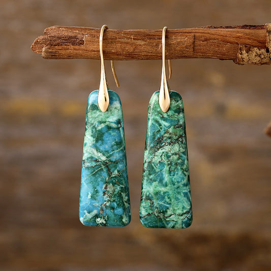 Copper Natural Stone Earrings – Vibrant & Elegant | MerchLuxx - MerchLuxx