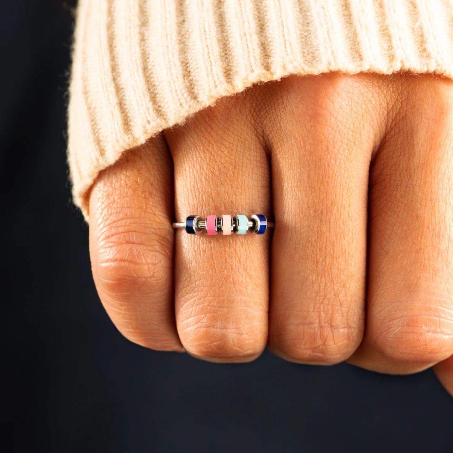 925 Sterling Silver Oil Drip Ring – Bold & Modern | MerchLuxx - MerchLuxx