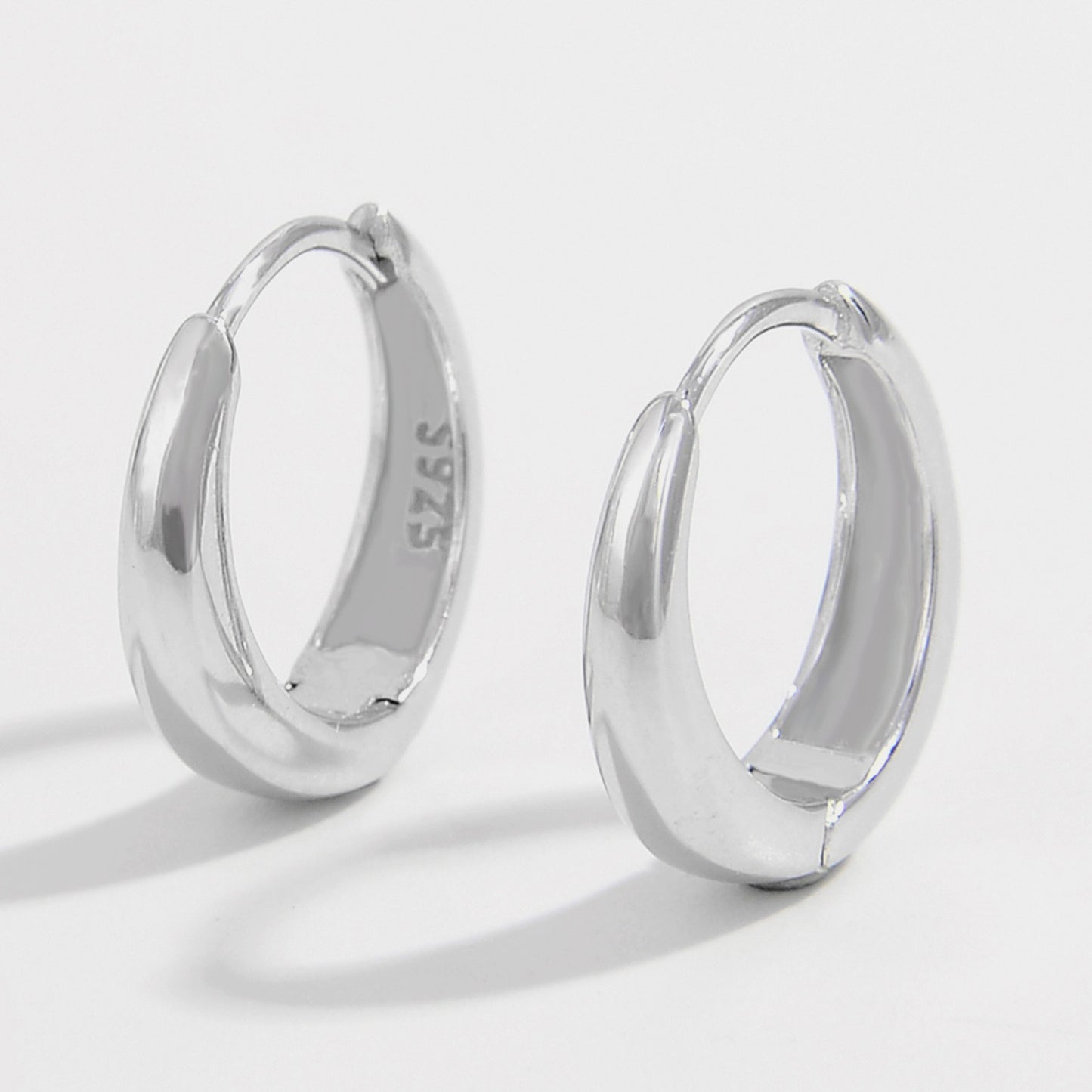 925 Sterling Silver Huggie Earrings – Minimalist & Timeless | MerchLuxx - MerchLuxx