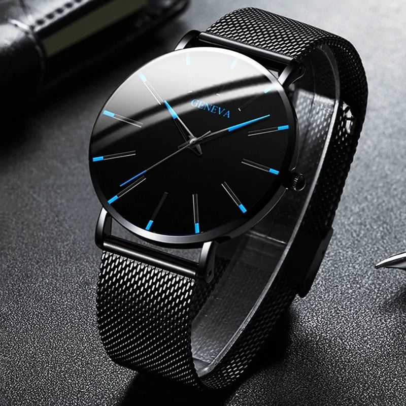 Minimalist Ultra-Thin Men’s Watch – Sleek & Modern Elegance | MerchLuxx - MerchLuxx