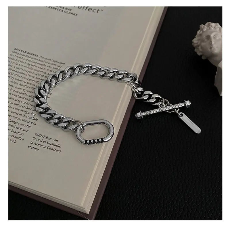 Trend OT Buckle Metal Bracelet – Bold Elegance & Versatile Style | MerchLuxx - MerchLuxx