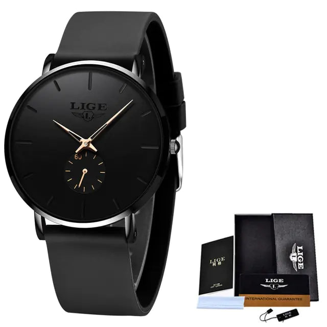 LIGE Men’s Fashion Watch – Sophisticated & Durable Timepiece | MerchLuxx - MerchLuxx