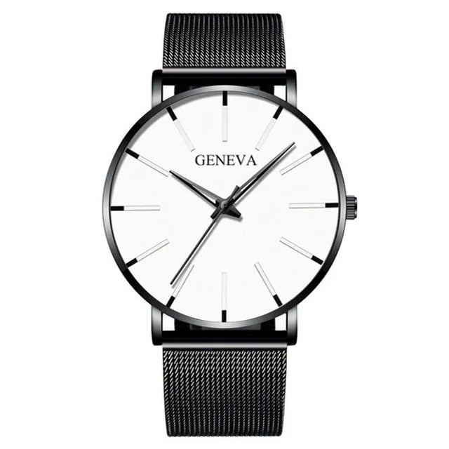 Ultra-Thin Quartz Fashion Watch for Men – Sleek Precision | MerchLuxx - MerchLuxx