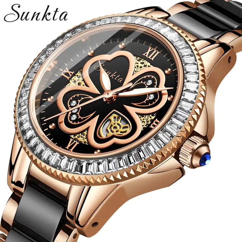 SUNKTA Women’s Dress Watch – Timeless Elegance & Precision | MerchLuxx - MerchLuxx