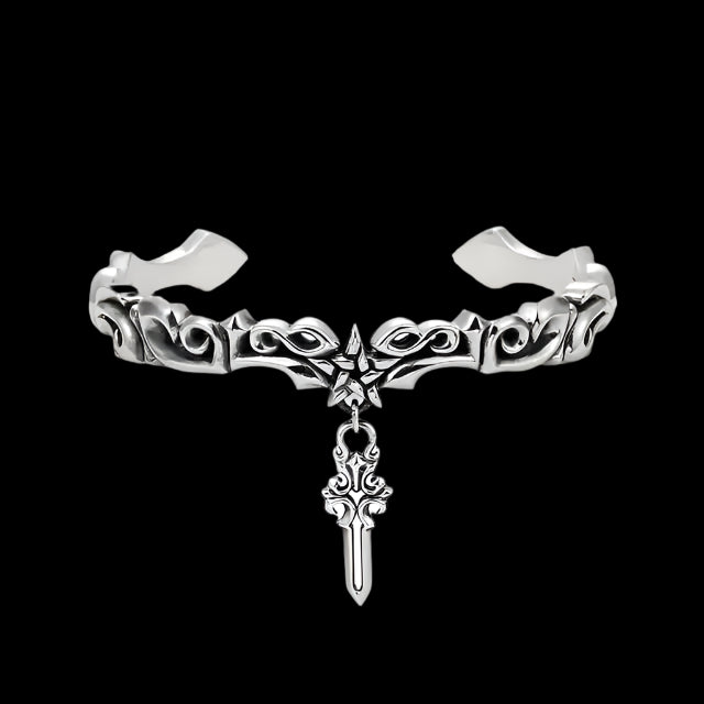 Men’s Cross Bangle Bracelet – Faith & Timeless Elegance | MerchLuxx - MerchLuxx