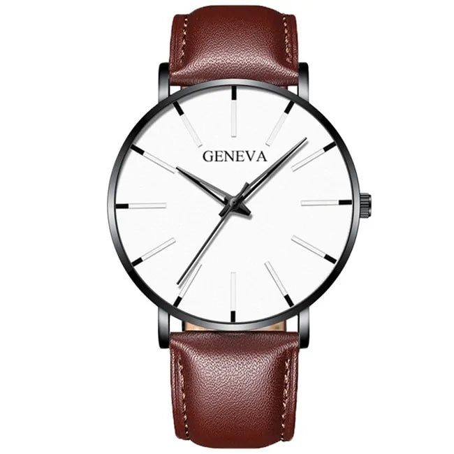Minimalist Ultra-Thin Men’s Watch – Sleek & Modern Elegance | MerchLuxx - MerchLuxx