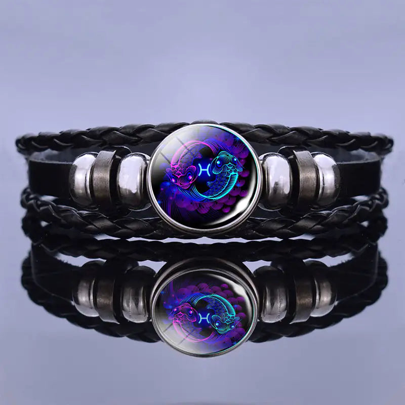 Zodiac Guardian Bracelet – Cosmic Elegance & Personalized Power | MerchLuxx - MerchLuxx