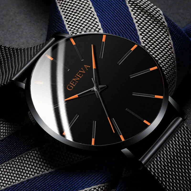 Minimalist Ultra-Thin Men’s Watch – Sleek & Modern Elegance | MerchLuxx - MerchLuxx