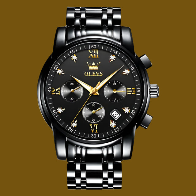 Olevs Men’s Luxury Chronograph Watch – Precision & Iconic Design | MerchLuxx - MerchLuxx