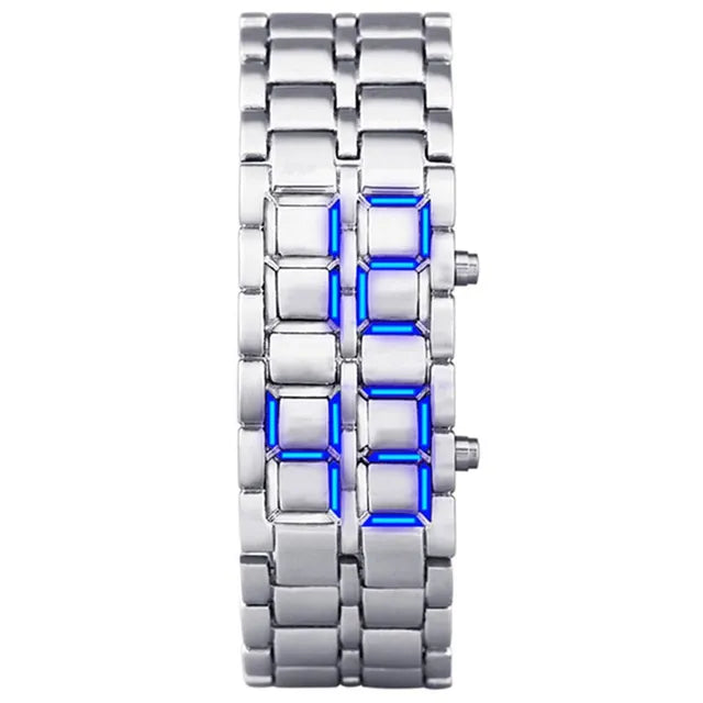 Digital LED Lava Wristwatch for Men – Futuristic Glow | MerchLuxx - MerchLuxx
