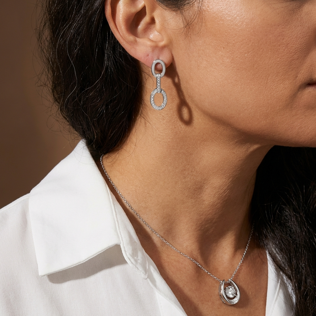 Aurielle⢠Moissanite Drop Earrings
