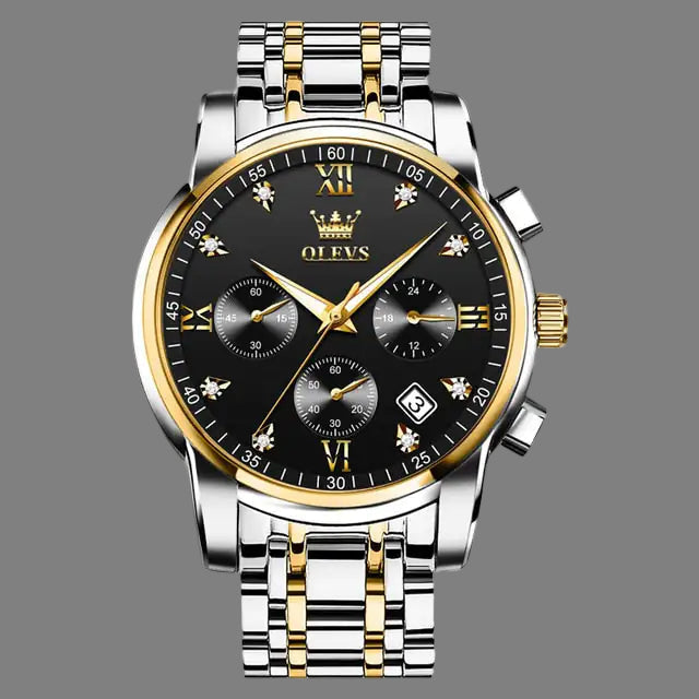 Olevs Men’s Luxury Chronograph Watch – Precision & Iconic Design | MerchLuxx - MerchLuxx