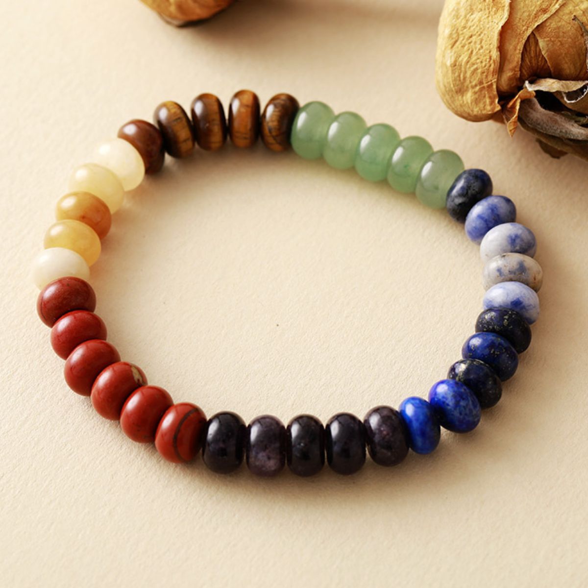 Contrast Natural Stone Bead Bracelet – Unique & Earthy | MerchLuxx - MerchLuxx