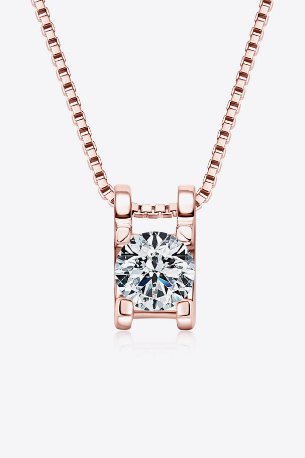Exquisite Moissanite 925 Sterling Silver Necklace – Timeless Brilliance | MerchLuxx - MerchLuxx