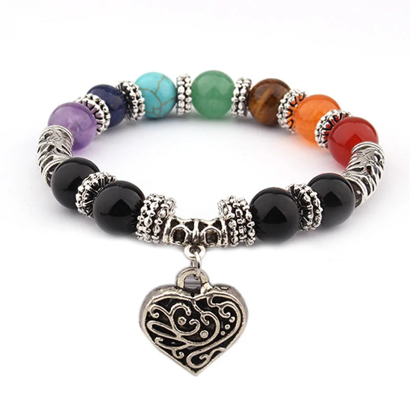 7 Chakra Bead Healing Bracelet – Balance & Spiritual Wellness | MerchLuxx - MerchLuxx