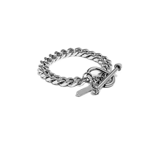 Trend OT Buckle Metal Bracelet – Bold Elegance & Versatile Style | MerchLuxx - MerchLuxx
