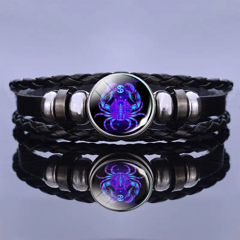 Zodiac Guardian Bracelet – Cosmic Elegance & Personalized Power | MerchLuxx - MerchLuxx