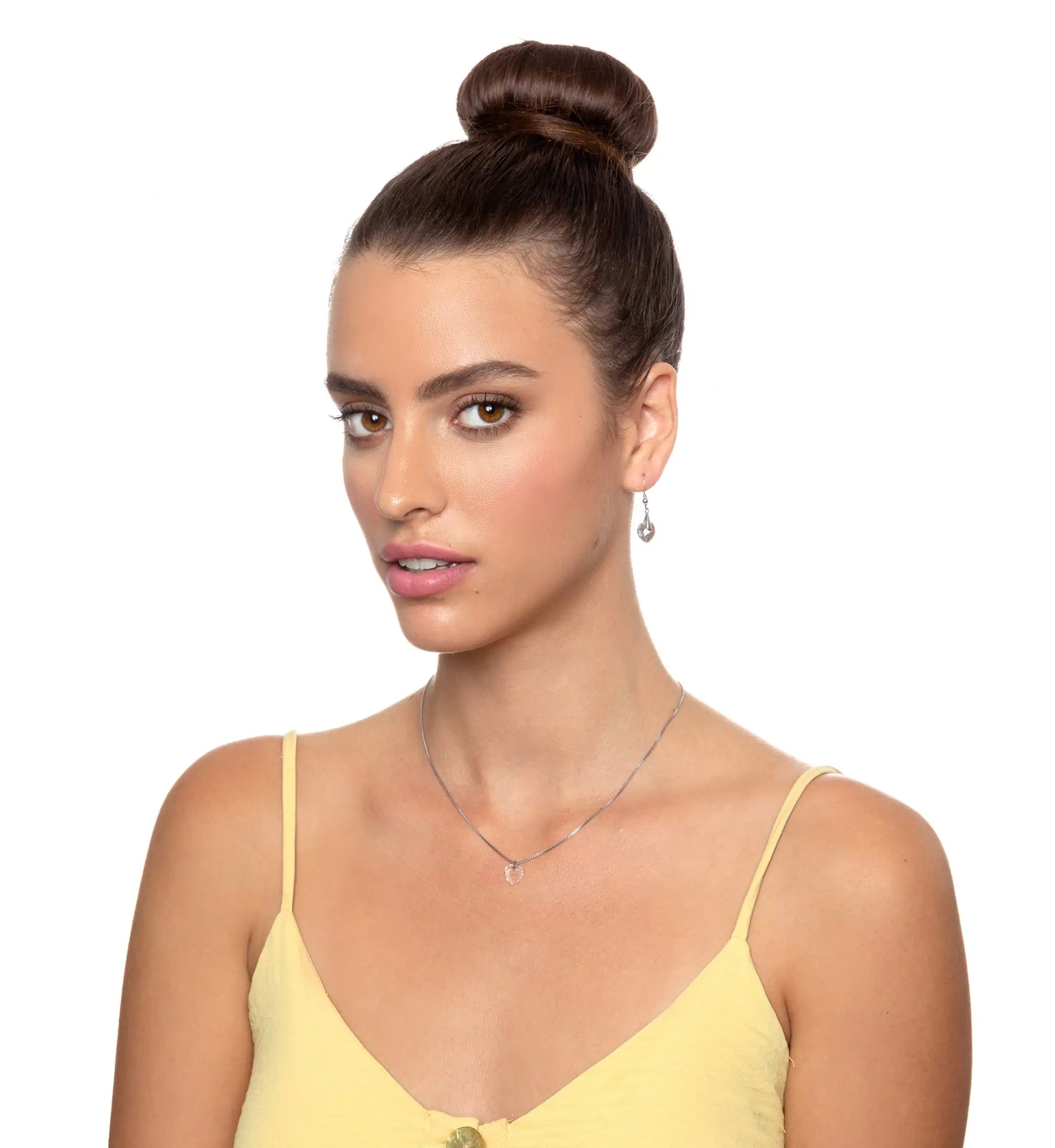 Tiny Heart Jewelry Set – 24K Gold "I Love You More" Necklace & Earrings | MerchLuxx - MerchLuxx