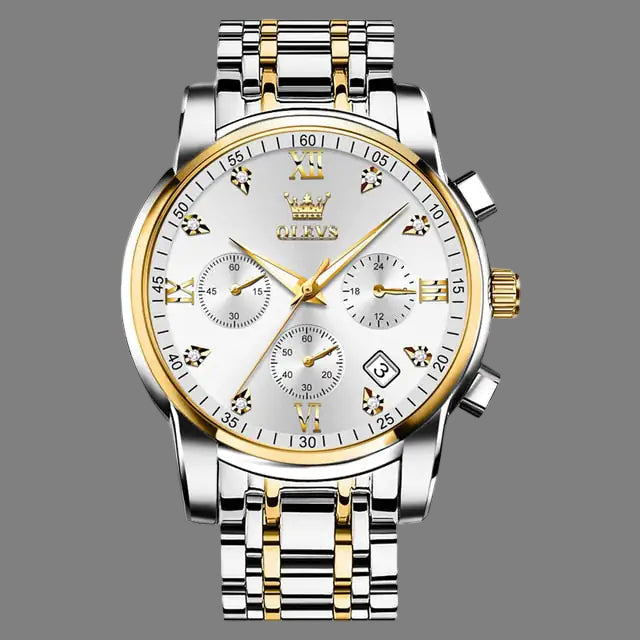 Olevs Men’s Luxury Chronograph Watch – Precision & Iconic Design | MerchLuxx - MerchLuxx