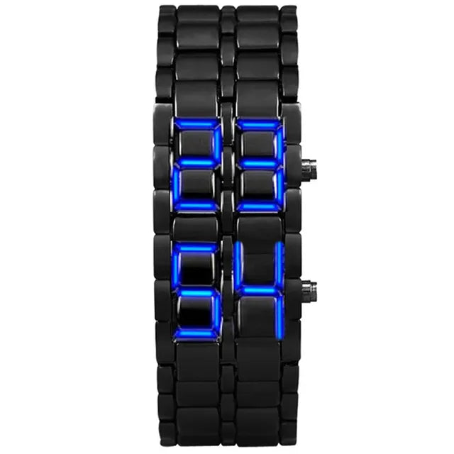 Digital LED Lava Wristwatch for Men – Futuristic Glow | MerchLuxx - MerchLuxx