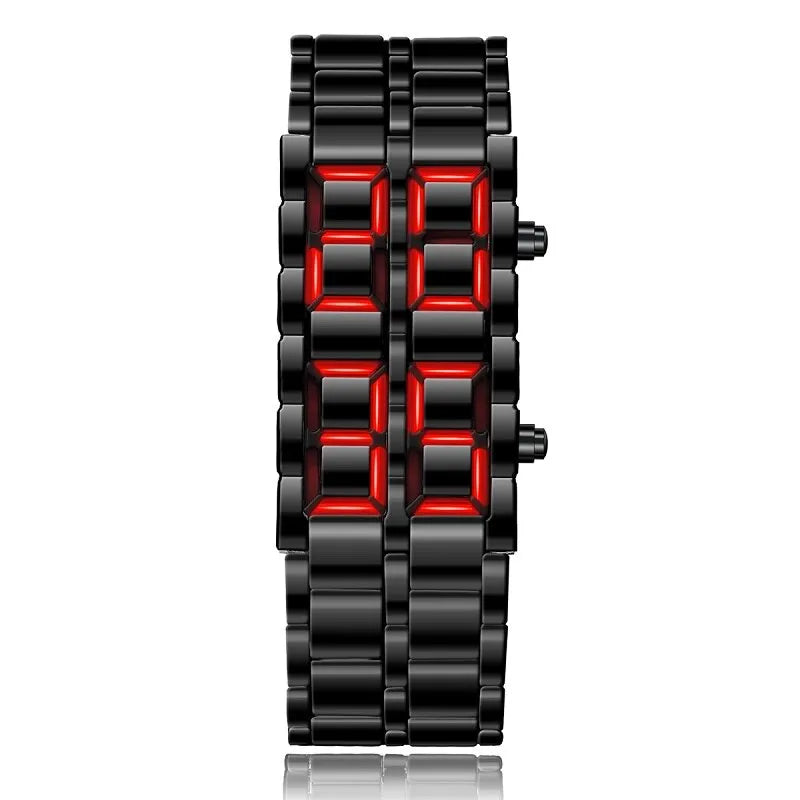 Digital LED Lava Wristwatch for Men – Futuristic Glow | MerchLuxx - MerchLuxx