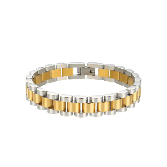 Gold Plated Chain Link Bracelet – Luxurious & Adjustable | MerchLuxx - MerchLuxx