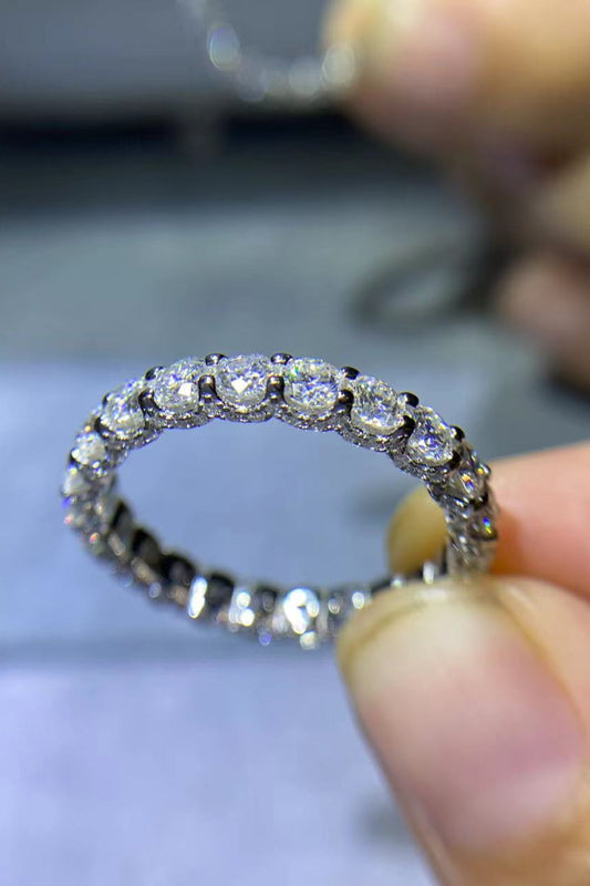 eternyx-classic-eternity-ring platinum-plated 925 sterling silver