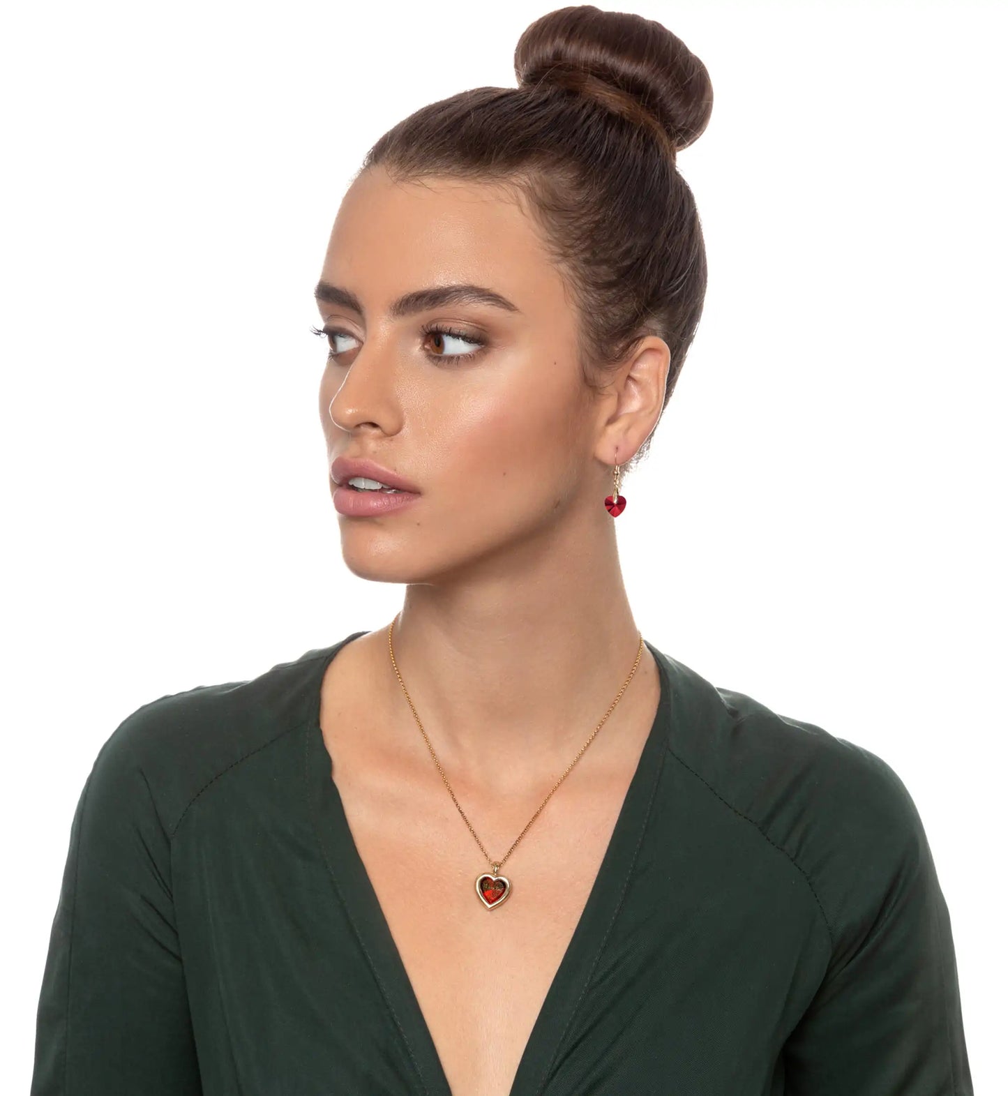 Gold-Plated Silver Heart Jewelry Set – Romantic & Timeless | MerchLuxx - MerchLuxx