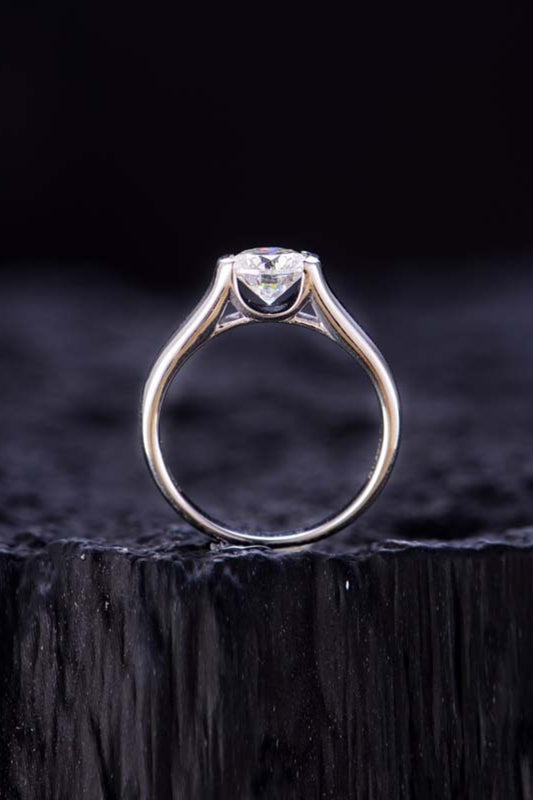 1.5 Carat Inlaid Moissanite Ring – Timeless Elegance | MerchLuxx - MerchLuxx