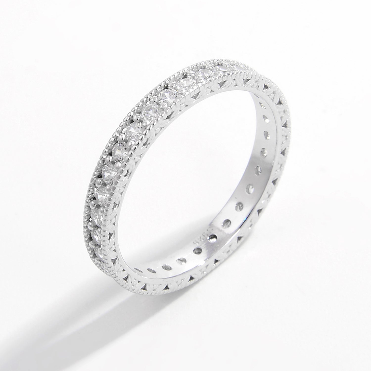 925 Sterling Silver Zircon Ring – Sleek & Sparkling | MerchLuxx - MerchLuxx