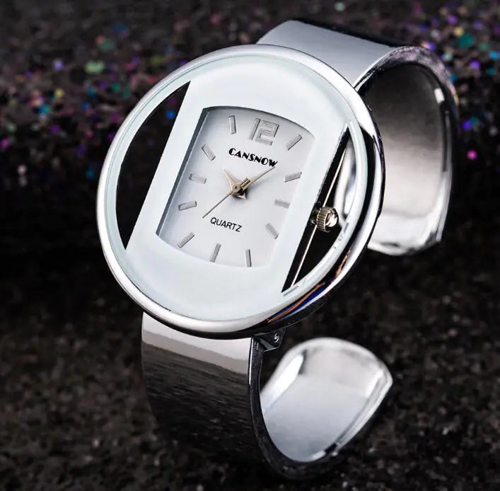 Luxury Women’s Cansnow Bracelet Watch – Elegant Quartz Timepiece | MerchLuxx - MerchLuxx