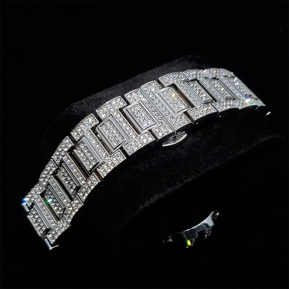 Digital Diamond Hip Hop Watch – Iced-Out Luxury & Urban Style | MerchLuxx - MerchLuxx