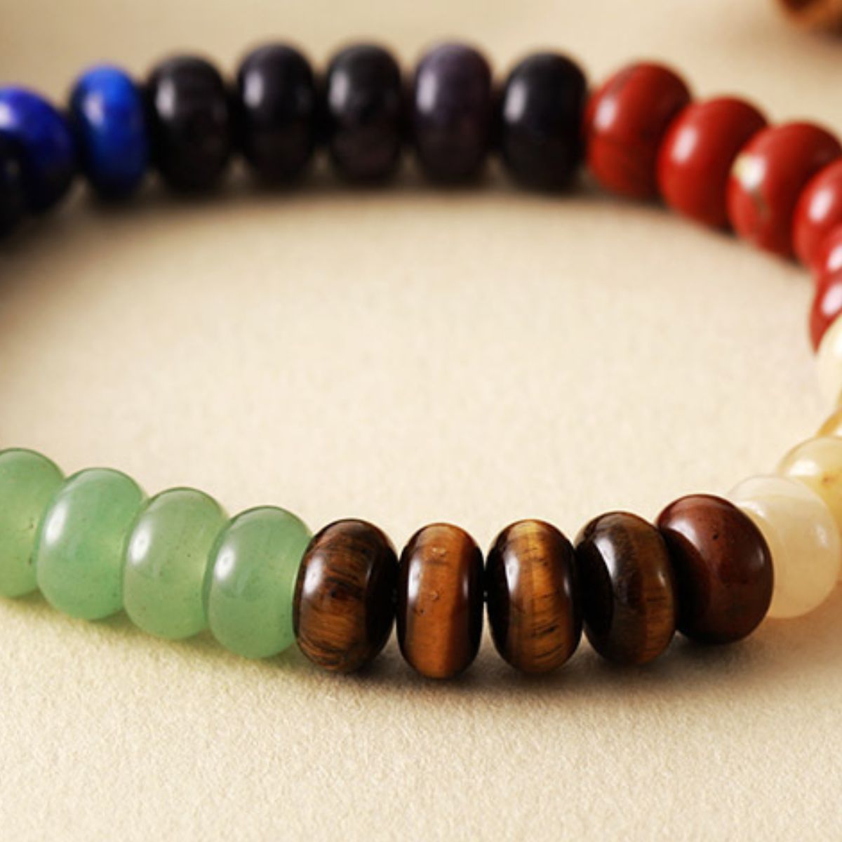 Contrast Natural Stone Bead Bracelet – Unique & Earthy | MerchLuxx - MerchLuxx