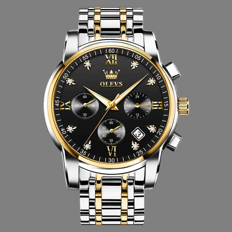 Olevs Men’s Luxury Chronograph Watch – Precision & Iconic Design | MerchLuxx - MerchLuxx