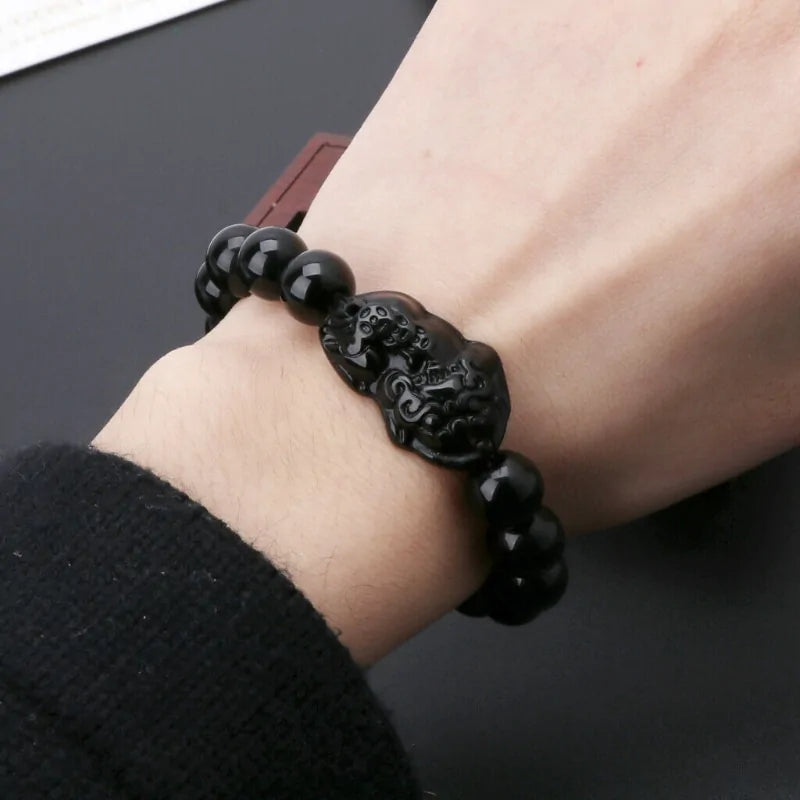 Fashionable Healing Obsidian Bracelet – Balance & Style | MerchLuxx - MerchLuxx