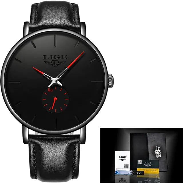 LIGE Men’s Fashion Watch – Sophisticated & Durable Timepiece | MerchLuxx - MerchLuxx