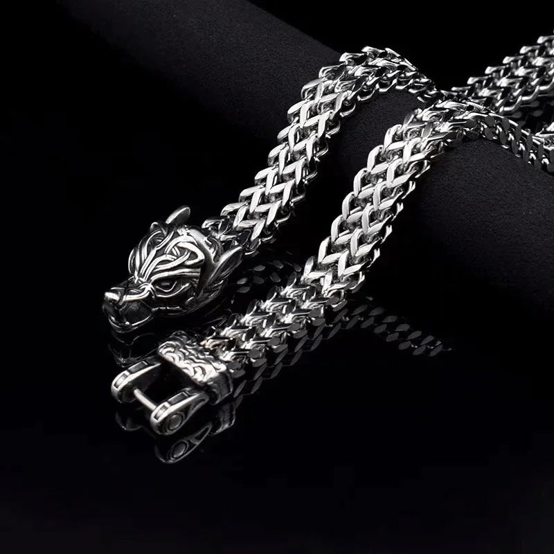 Men’s Wolf’s Head Bracelet – Strength & Untamed Spirit | MerchLuxx - MerchLuxx