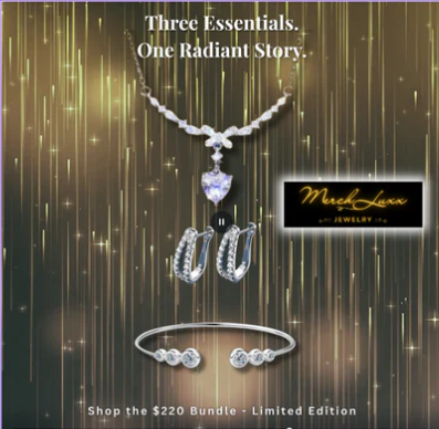 Timeless Brilliance | Moissanite Sterling Silver Jewelry Set – MerchLuxx - MerchLuxx