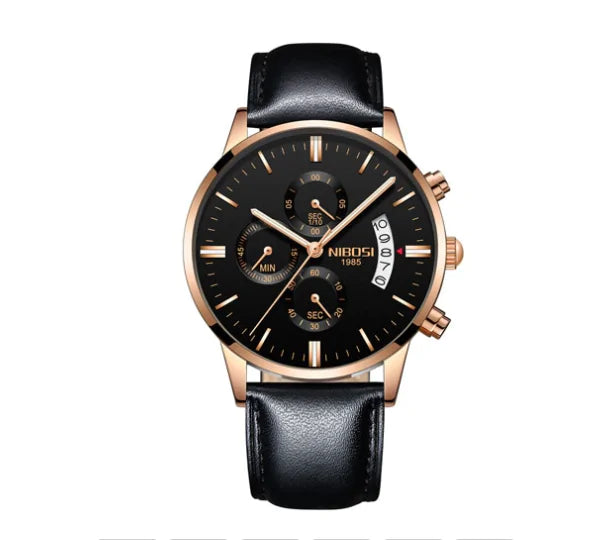 Men’s Elegant Gold Wrist Watch – Timeless Luxury & Precision | MerchLuxx - MerchLuxx