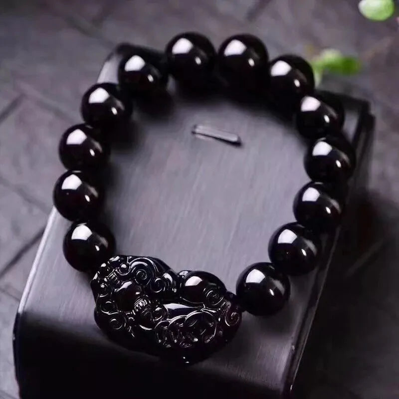 Fashionable Healing Obsidian Bracelet – Balance & Style | MerchLuxx - MerchLuxx