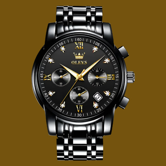 Olevs Men’s Luxury Chronograph Watch – Precision & Iconic Design | MerchLuxx - MerchLuxx