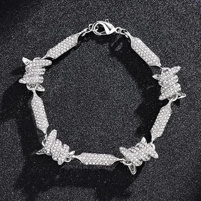 Brilliant Barbed Wire Design Bracelet – Edgy & Elegant | MerchLuxx - MerchLuxx