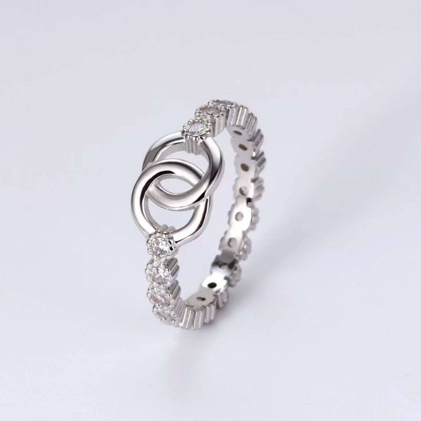 925 Sterling Silver Zircon Ring – Timeless Elegance & Sparkle | MerchLuxx - MerchLuxx