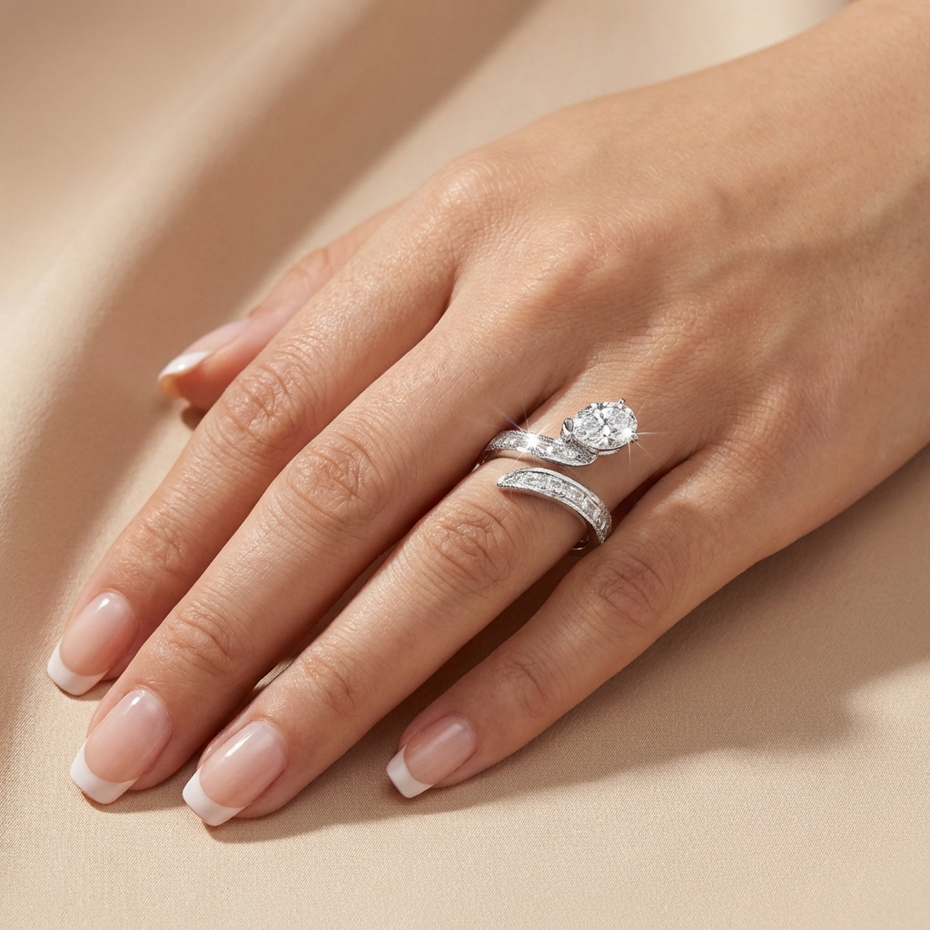 Celestia™ 3-Carat Moissanite Bypass Ring