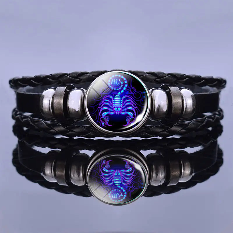 Zodiac Guardian Bracelet – Cosmic Elegance & Personalized Power | MerchLuxx - MerchLuxx