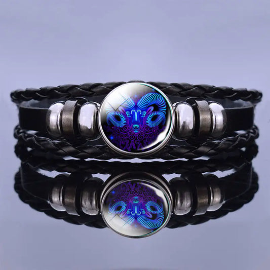 Zodiac Guardian Bracelet – Cosmic Elegance & Personalized Power | MerchLuxx - MerchLuxx